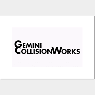 Gemini CollisionWorks Text logo Posters and Art